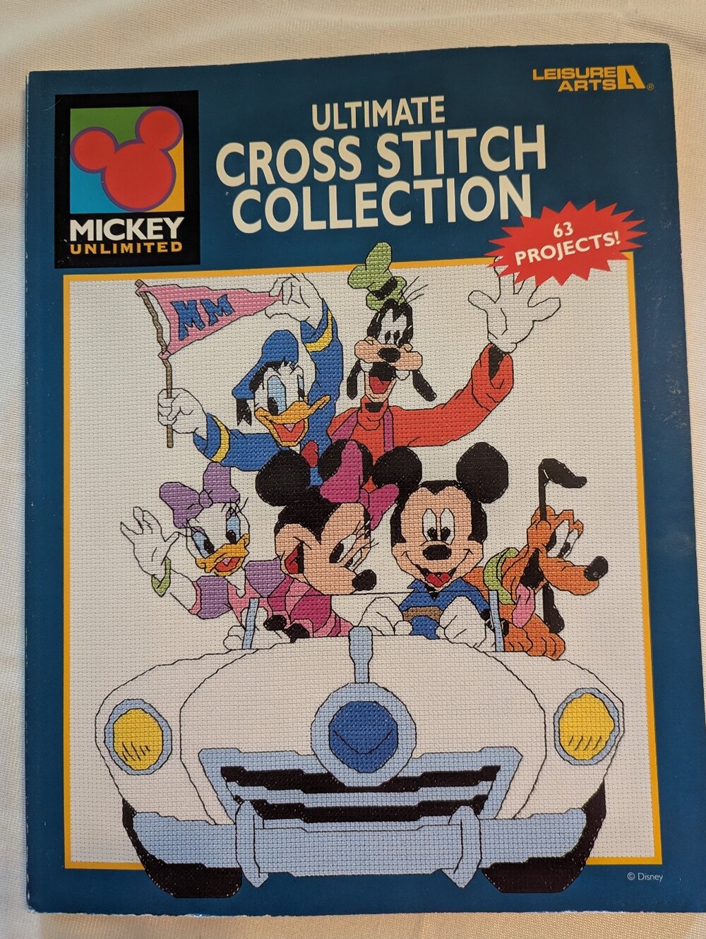 Mickey Unlimited Ultimate Cross Stitch Collection Book 1998 By Leisure Arts